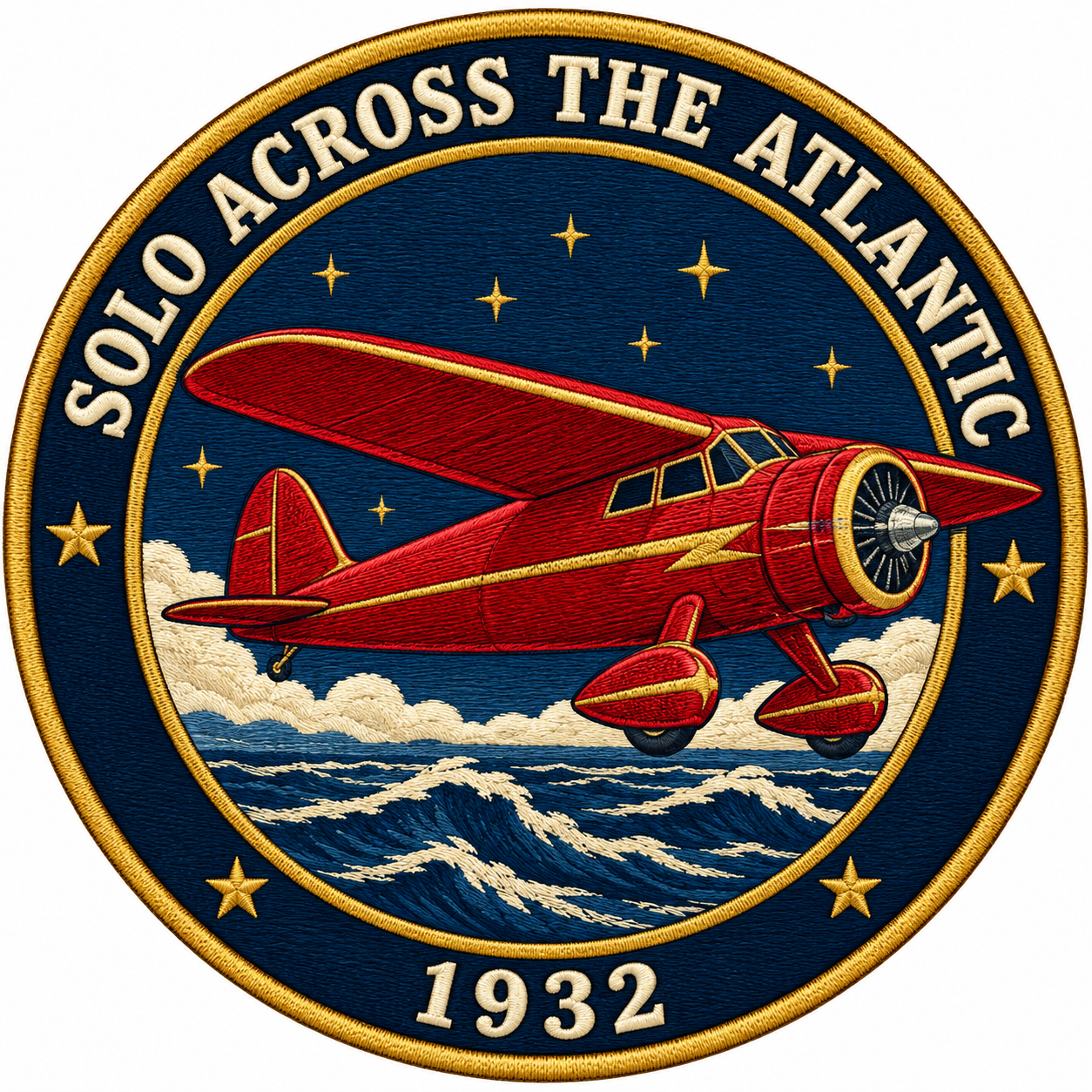 6-Thread Patch 1932, original artwork detail