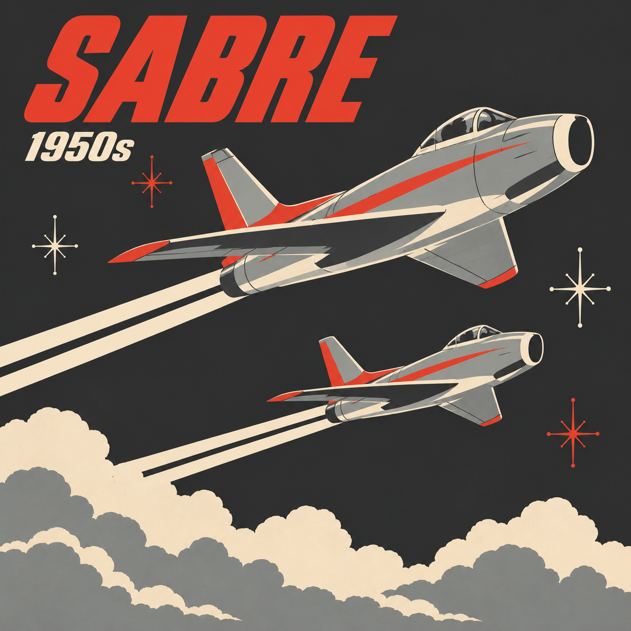 Screen Print 1953, original artwork detail